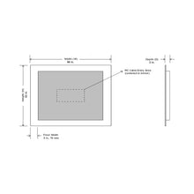 Load image into Gallery viewer, Silhouette LED Lighted Mirror - line drawing.