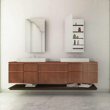 Load image into Gallery viewer, Simplicity Mirrored Cabinet in bathroom.