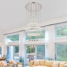 Load image into Gallery viewer, Monroe LED Chandelier in living room.