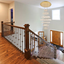 Load image into Gallery viewer, Monroe LED Chandelier in living room.