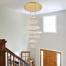Load image into Gallery viewer, Monroe LED Chandelier in living room.