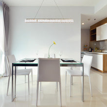 Load image into Gallery viewer, Monroe LED Linear Pendant Light in dining room.
