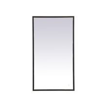 Load image into Gallery viewer, Pier LED Mirror Wall Light in Black (20" x 36")