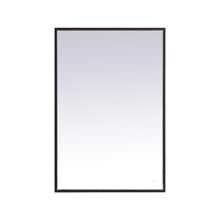 Load image into Gallery viewer, Pier LED Mirror Wall Light in Black (27" x 40")