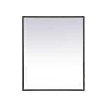 Load image into Gallery viewer, Pier LED Mirror Wall Light in Black (30" x 36")