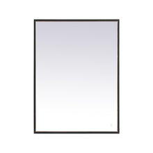 Load image into Gallery viewer, Pier LED Mirror Wall Light in Black (30" x 40")
