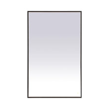 Load image into Gallery viewer, Pier LED Mirror Wall Light in Black (30" x 48")