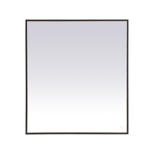 Load image into Gallery viewer, Pier LED Mirror Wall Light in Black (36" x 40")