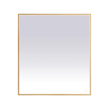 Load image into Gallery viewer, Pier LED Mirror Wall Light in Brass (36" x 40")