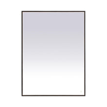 Load image into Gallery viewer, Pier LED Mirror Wall Light in Black (36" x 48")