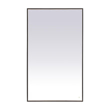 Load image into Gallery viewer, Pier LED Mirror Wall Light in Black (36" x 60")