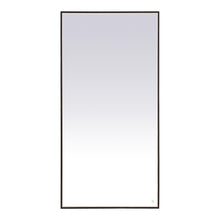 Load image into Gallery viewer, Pier LED Mirror Wall Light in Black (36" x 72")