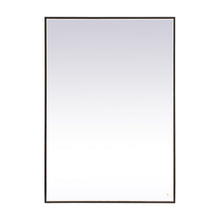 Load image into Gallery viewer, Pier LED Mirror Wall Light in Black (42" x 60")