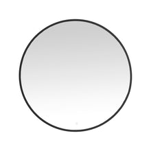 Load image into Gallery viewer, Pier LED Round Mirror Wall Light in Black (39-Inch Round)