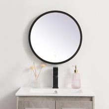 Load image into Gallery viewer, Pier LED Round Mirror Wall Light in Detail.
