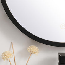 Load image into Gallery viewer, Pier LED Round Mirror Wall Light in Detail.