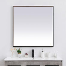 Load image into Gallery viewer, Pier LED Square Mirror in Detail.