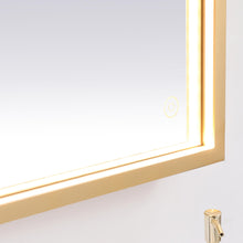 Load image into Gallery viewer, Pier LED Square Mirror in Detail.