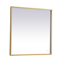 Load image into Gallery viewer, Pier LED Square Mirror in Detail.