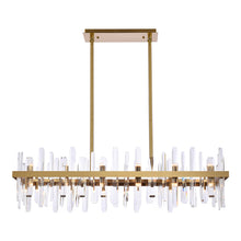 Load image into Gallery viewer, Serena Chandelier in Satin Gold (Large).
