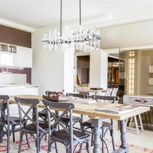 Load image into Gallery viewer, Serena Chandelier in dining room.