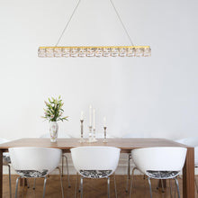Load image into Gallery viewer, Valeta LED Linear Pendant Light in dining room.