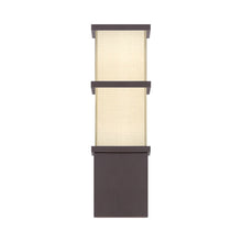 Load image into Gallery viewer, Elevation Outdoor LED Wall Light in Black.