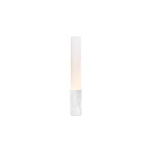 Load image into Gallery viewer, Elise Floor Lamp in White/Marble (Small).