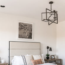 Load image into Gallery viewer, Elliot Pendant Light by Troy Lighting in bedroom.