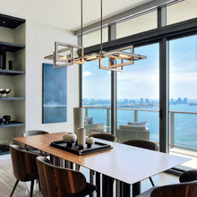Load image into Gallery viewer, Enigma Chandelier in dining room.