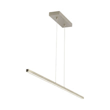 Load image into Gallery viewer, Essence LED Linear Suspension Light in Satin Nickel.