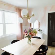 Load image into Gallery viewer, Estee Chandelier in dining room.