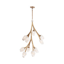 Load image into Gallery viewer, Blossom Pendant Light in Natural Aged Brass.