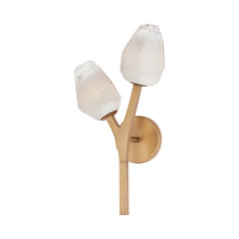 Load image into Gallery viewer, Blossom Wall Light in Natural Aged Brass.