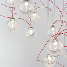 Load image into Gallery viewer, Bobble LED Multi-Light Pendant Light in Detail.