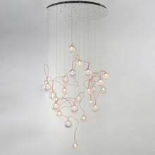 Load image into Gallery viewer, Bobble LED Multi-Light Pendant Light in Detail.