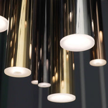 Load image into Gallery viewer, Flute LED Multi Light Pendant Light in Detail.