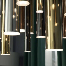 Load image into Gallery viewer, Flute LED Multi Light Pendant Light in Detail.