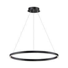 Load image into Gallery viewer, Groove LED Pendant Light in 315-Inch/Black.