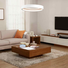 Load image into Gallery viewer, iCorona LED Smart Pendant Light in living room.