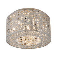 Load image into Gallery viewer, Inca Flush Mount Ceiling Light in 7-Light/Polished Chrome.