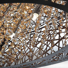 Load image into Gallery viewer, Inca Flush Mount Ceiling Light in Detail.
