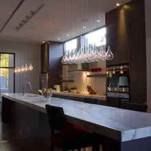 Load image into Gallery viewer, Larmes Pendant Light in kitchen.