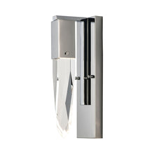Load image into Gallery viewer, Quartz LED Bath Wall Light in Polished Chrome.