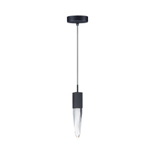 Load image into Gallery viewer, Quartz LED Mini Pendant Light in Black.