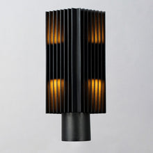 Load image into Gallery viewer, Rampart Outdoor LED Post Light in Detail.