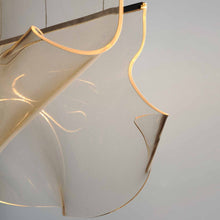 Load image into Gallery viewer, Rinkle LED Linear Pendant Light in Detail.
