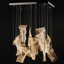 Load image into Gallery viewer, Rinkle LED Linear Pendant Light in Detail.