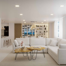 Load image into Gallery viewer, Rinkle LED Linear Pendant Light in living room.