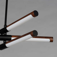 Load image into Gallery viewer, Rollo LED Linear Pendant Light in Detail.